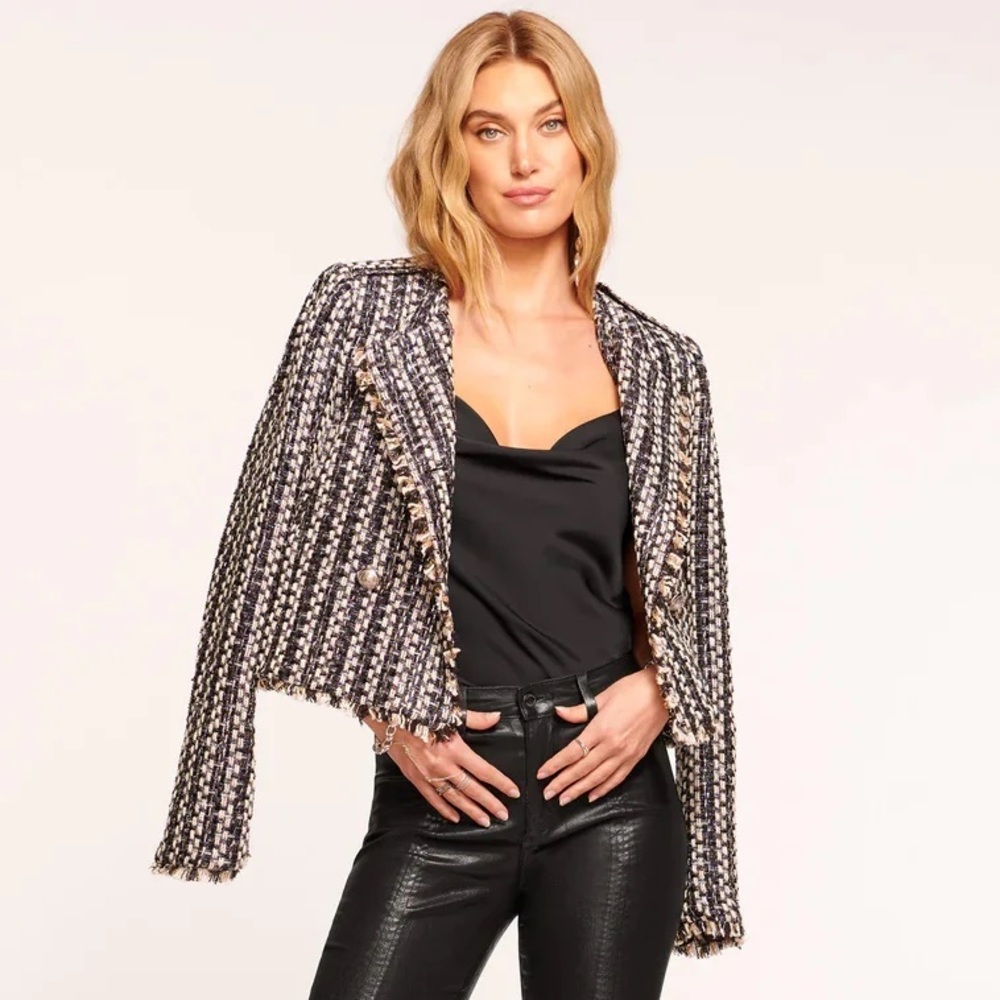 Ramy Brook New York Tweed Blazer Jacket